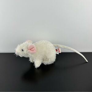 Ganz Webkinz Lil Kinz White Mouse 7" HS207 Plush Web Kinz Rat No Code